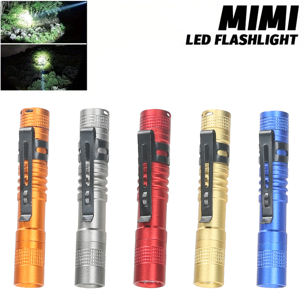 Outdoor Lighting Bollards - Мини-портативный светодиодный фонарик-ручка с зажимом, ультра