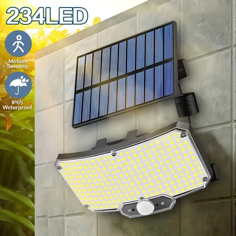 Outdoor Lighting Patio - Солнечные уличные светильники 234LED с датчиком