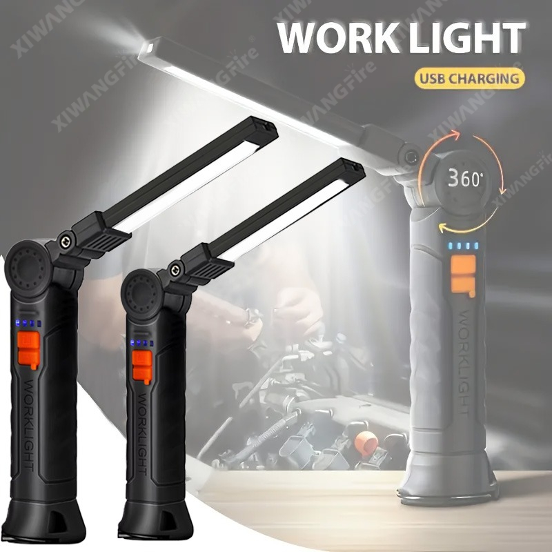Outdoor Lighting Bollards - Перезаряжаемый светодиодный фонарик, рабочий фонарь с
