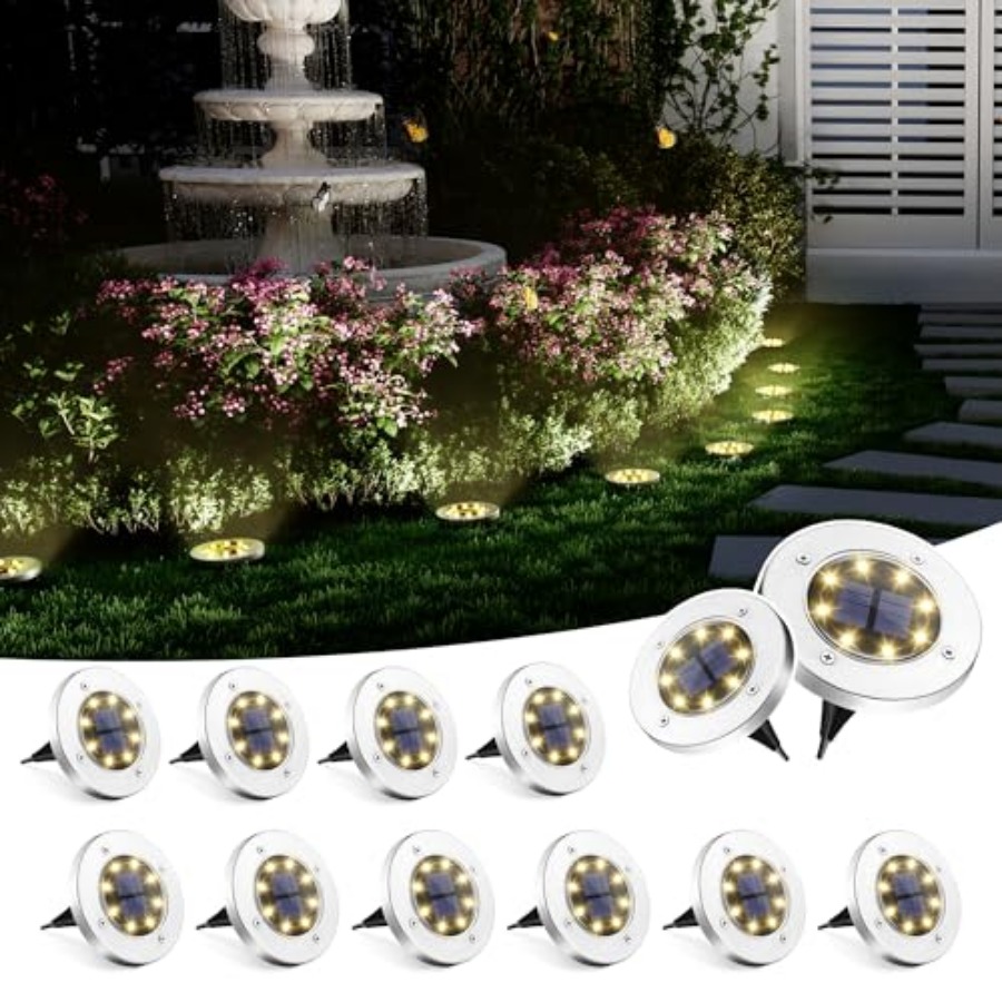 Outdoor Lighting Patio - Солнечные садовые светильники, уличные водонепроницаемые светильники