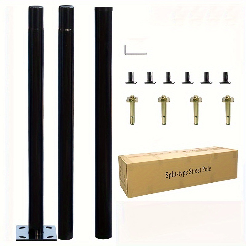 Bollard Light Garden - 3-метровая оцинкованная стальная опора для уличного