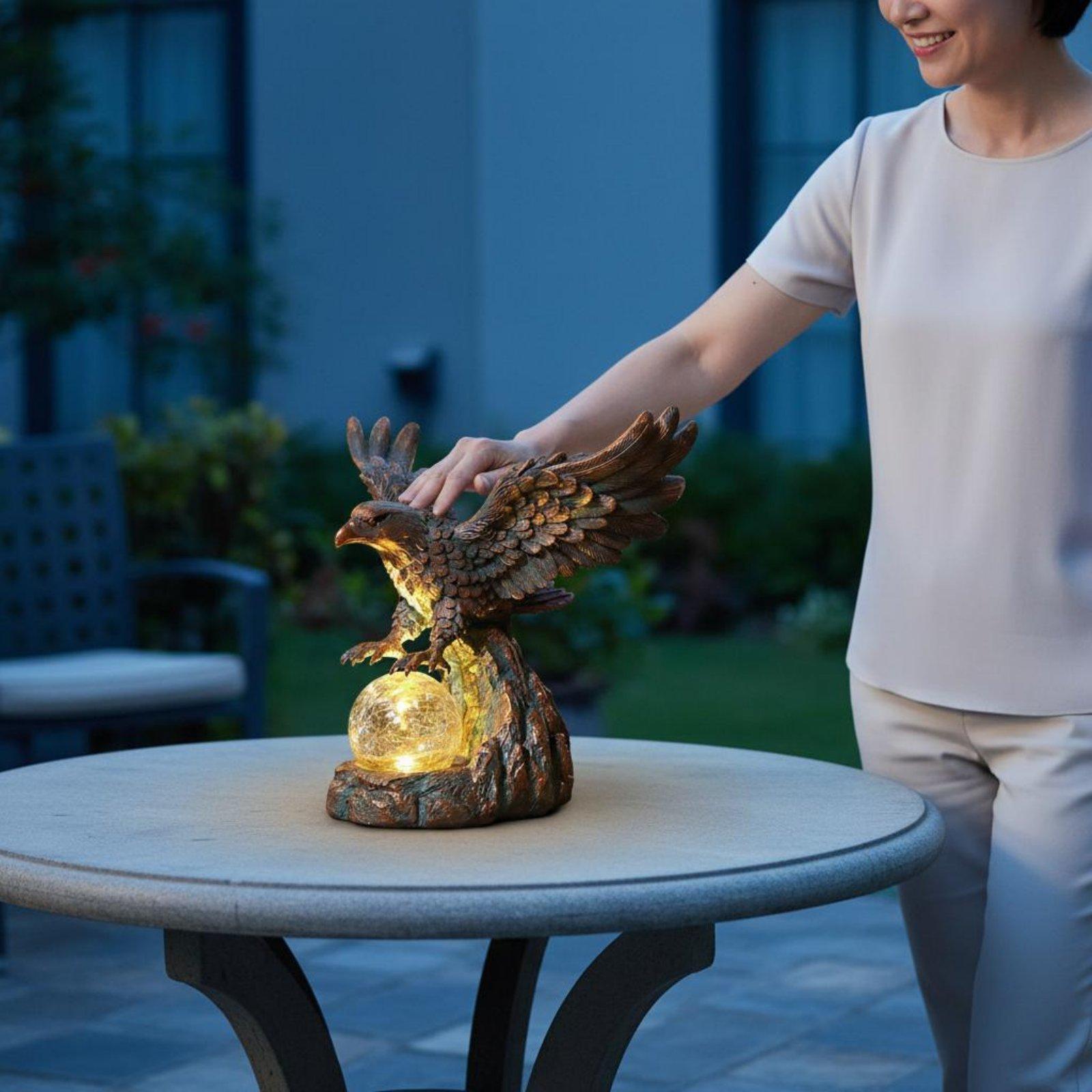 Солнечная статуя орла с подсве – обзор и цена Outdoor Lighting Pathway