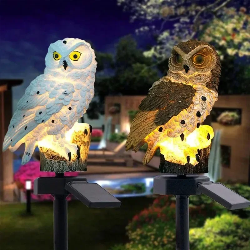 Солнечная статуэтка совы с LED – обзор и цена Bollard Light Garden