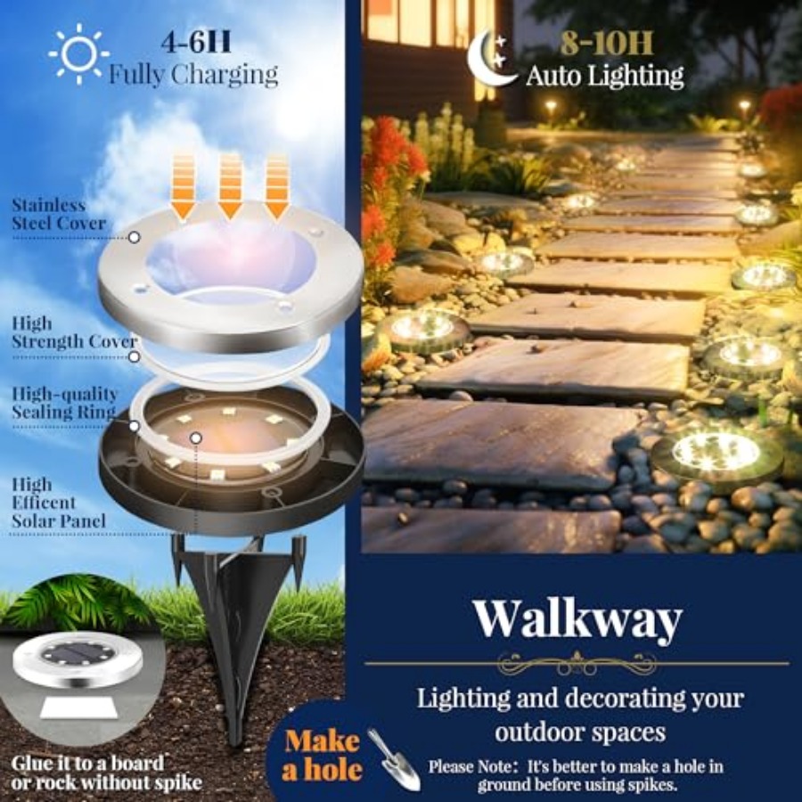 Солнечные садовые светильники, – обзор и цена Outdoor Lighting Patio