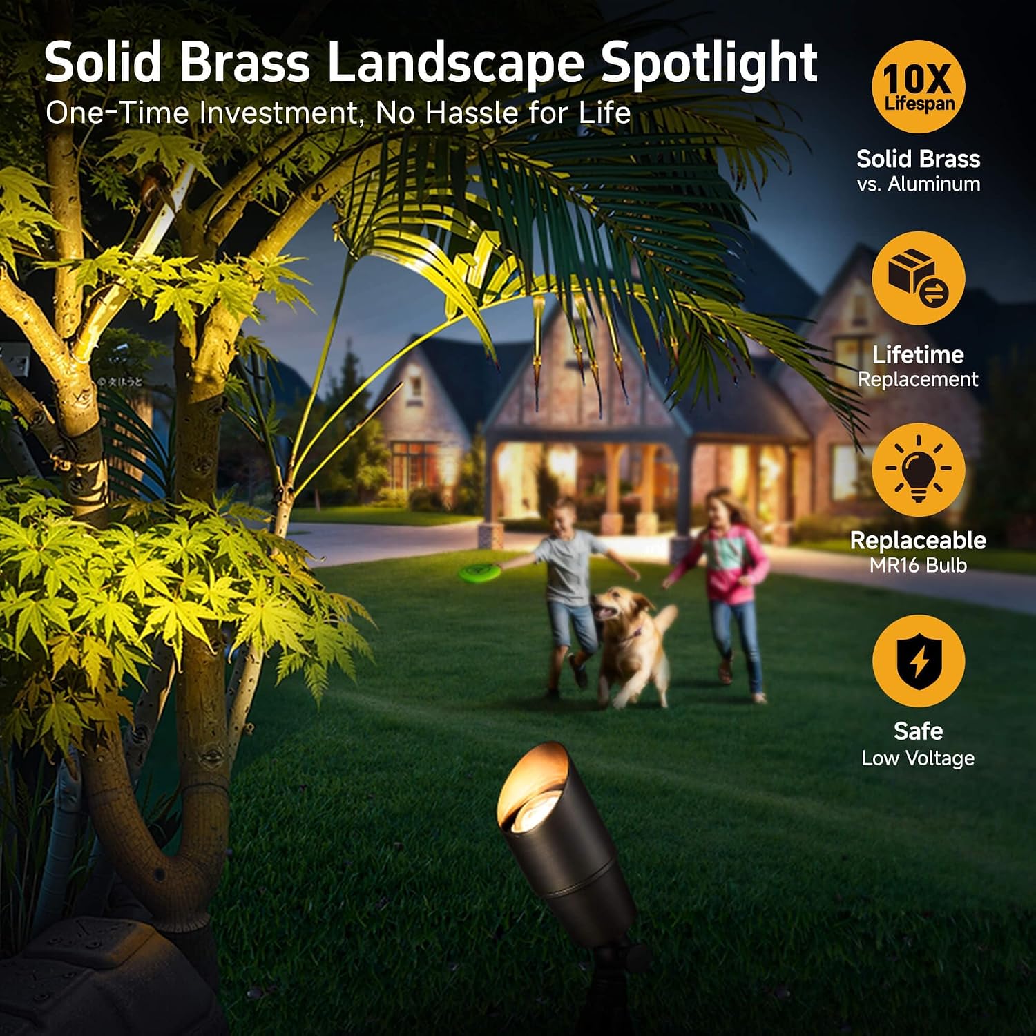 Латунные ландшафтные светильни – обзор и цена Outdoor Lighting Low Voltage